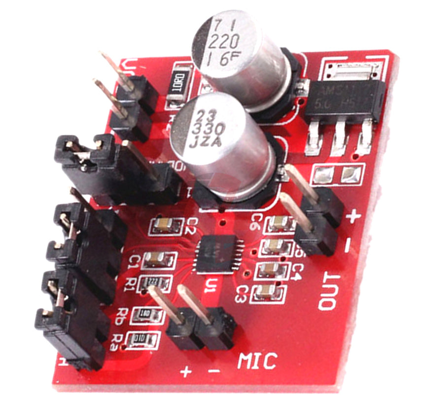 MAX9814 Electret Microphone Amplifier Board — PMD Way