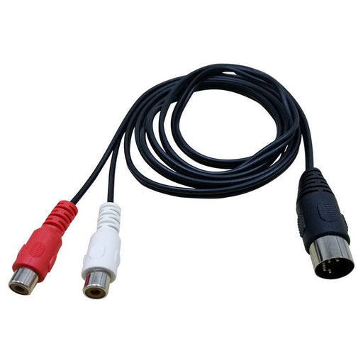 Useful DIN Plug to Twin RCA Sockets Cable from PMD Way with free delivery worldwide