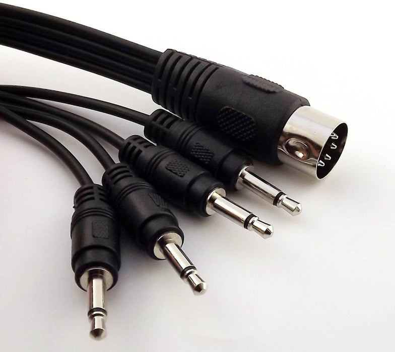 Useful MIDI Plug to Four 3.5mm Plugs Cable from PMD Way with free delivery worldwide