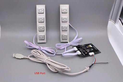 IP65 Four Button Metal Arrow Keypads from PMD Way with free delivery worldwide