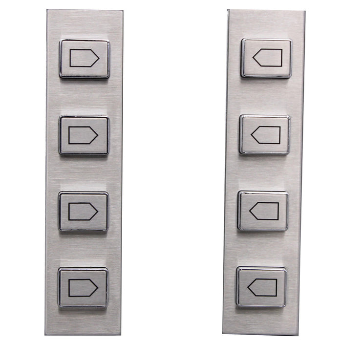 IP65 Four Button Metal Arrow Keypads from PMD Way with free delivery worldwide