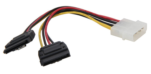 Useful Molex 4-pin Male to Twin SATA 15-Pin Female Splitter Cable from PMD Way with free delivery worldwide
