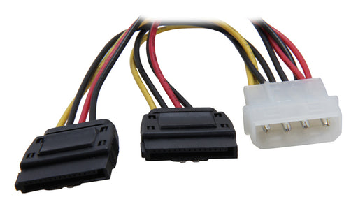 Useful Molex 4-pin Male to Twin SATA 15-Pin Female Splitter Cable from PMD Way with free delivery worldwide