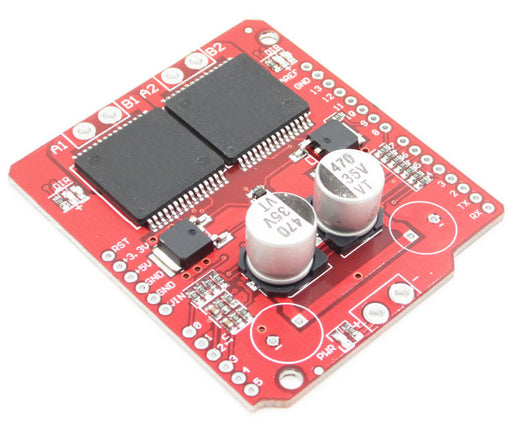 High current motor control with the Monster Moto 30A VNH2SP30  Motor Shield for Arduino from PMD Way with free delivery, worldwide