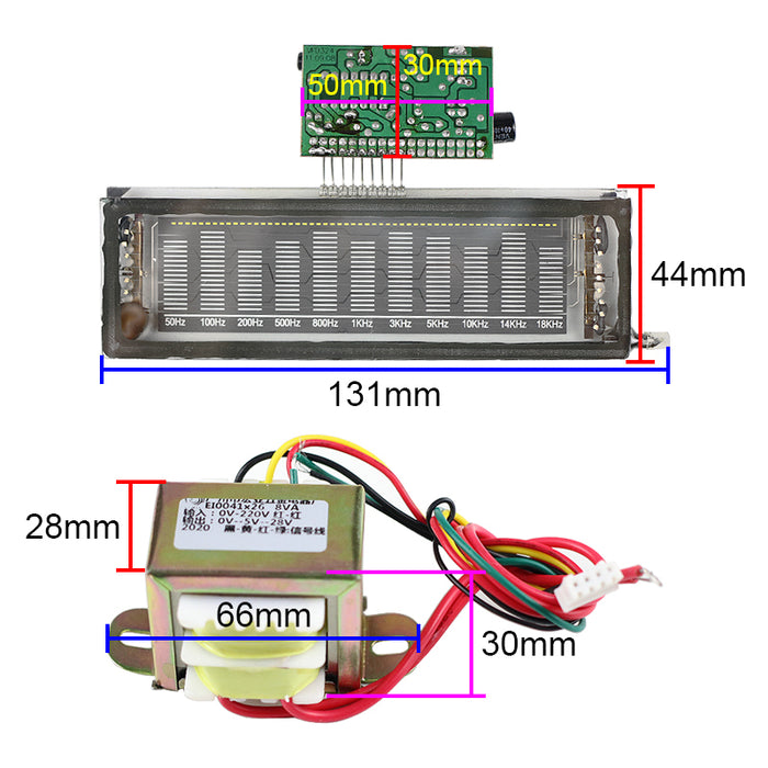 VFD Audio Spectrum Analyzer from PMD Way with free delivery worldwide