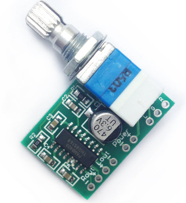 Great value Mini Amplifier Breakout Board 2 x 3W Class D PAM8403 with Volume Control from PMD Way with free delivery worldwide