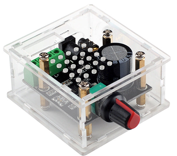 PAM8610 2 x 15W class D Power Amplifier Board with Volume and Case