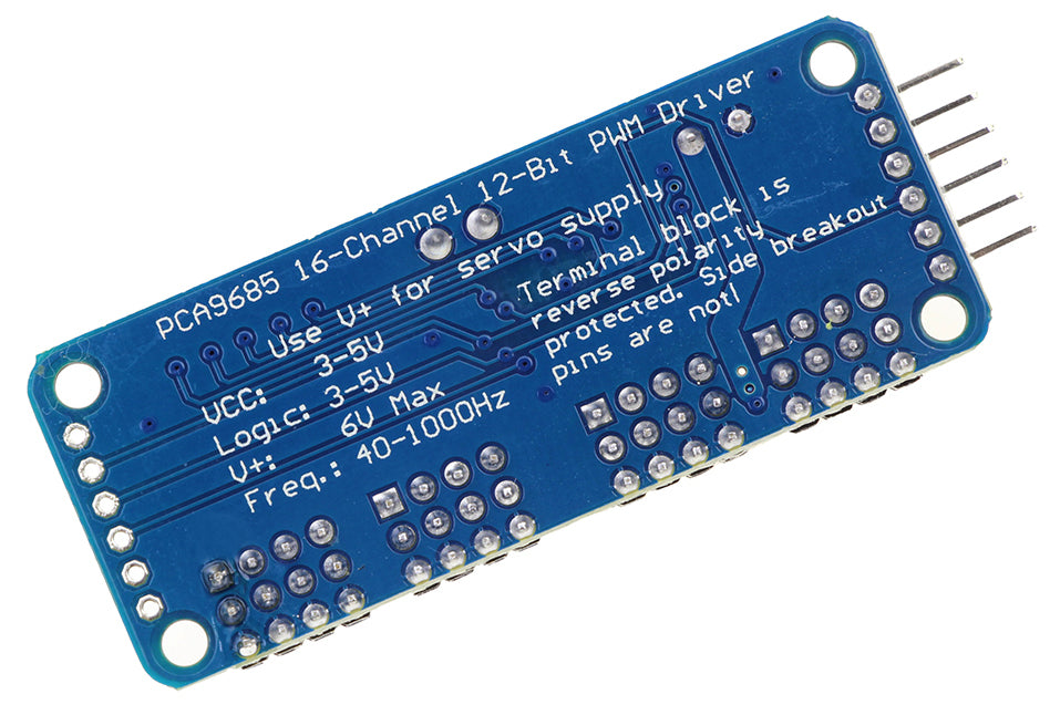 PCA9685 16 Channel 12 bit PWM Servo Driver I2C Interface for PCA9685 16 Channel 12 bit PWM Servo Driver I2C Interface for