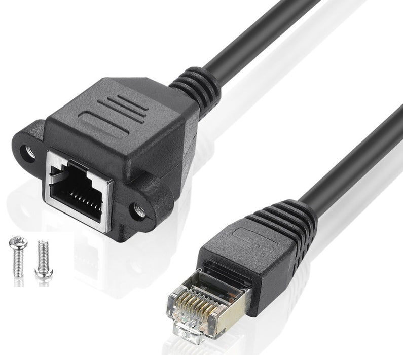 Panel Mount RJ45 Cat6 Male to Female Cables — PMD Way