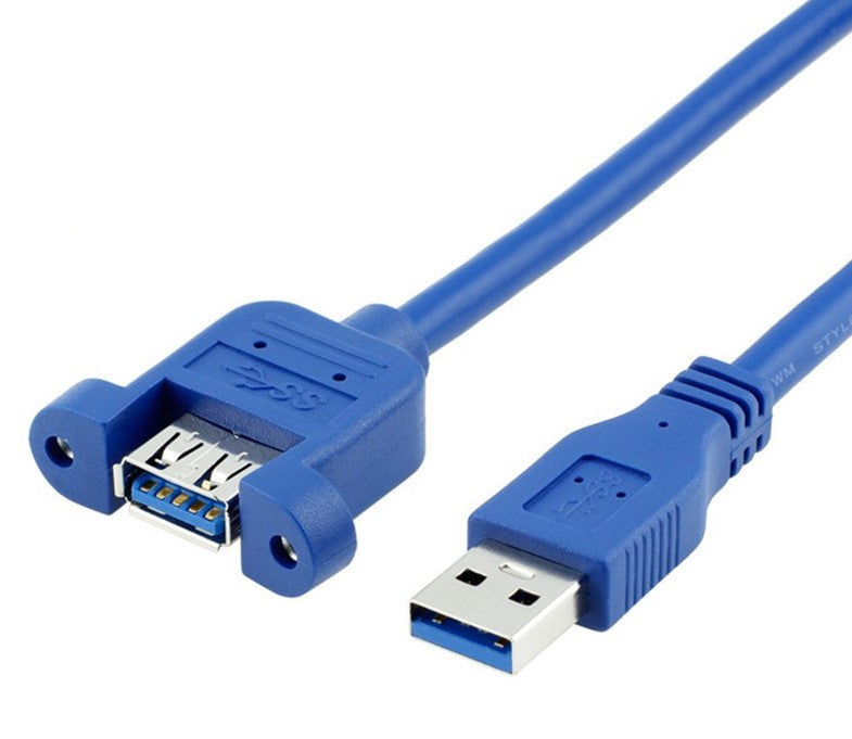 Panel Mount USB 3.0 Socket to Plug Cable — PMD Way
