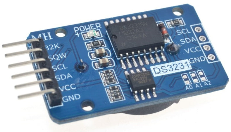 Keep accurate time and date using Arduino and more with the Precision DS3231 Real Time Clock with AT24C32 EEPROM Module from PMD Way with free delivery worldwide