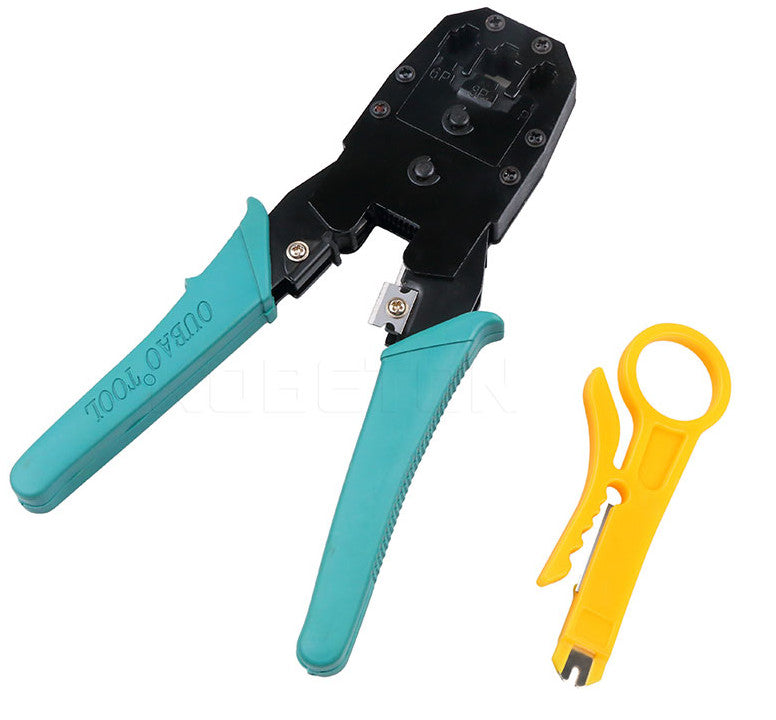 Crimp RJ11 to RJ45 with this Professional Ratchet Network Crimp Tool from PMD Way with free delivery worldwide
