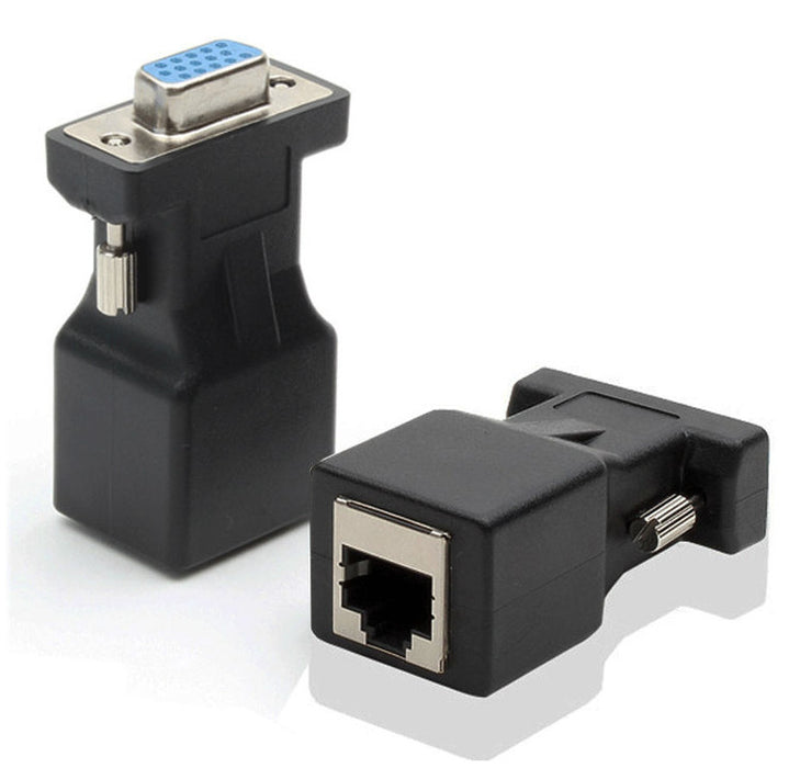 Useful RJ45 to 15pin VGA Female Adaptor from PMD Way with free delivery worldwide