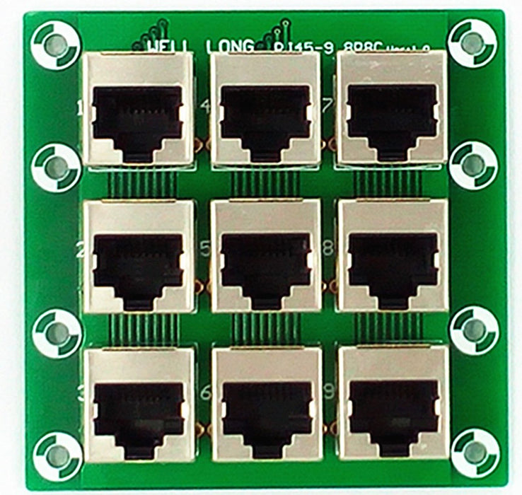 Useful RJ45 8P8C 9-Way Buss Breakout Board from PMD Way with free delivery worldwide