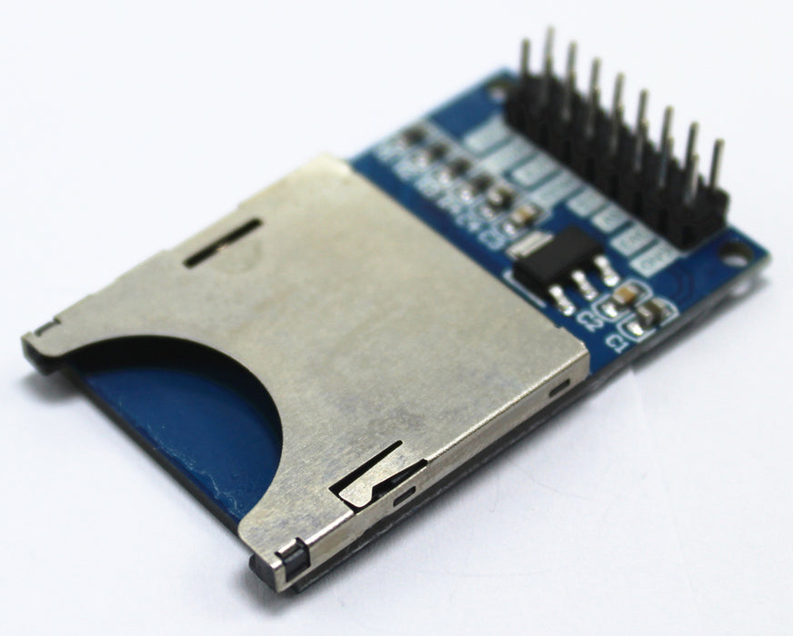 Easily add rewritable storage to your Arduino or other development board with this SD card breakout board in packs of ten from PMD Way with free delivery worldwide