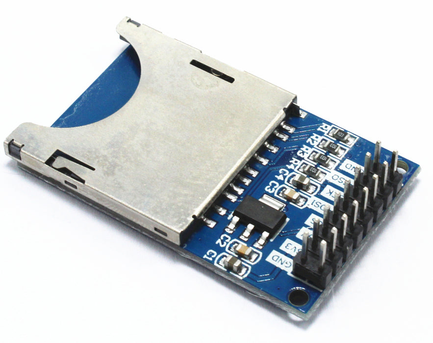 Easily add rewritable storage to your Arduino or other development board with this SD card breakout board in packs of ten from PMD Way with free delivery worldwide