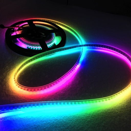 SK6812 RGB Side Light LED Strip - 144 LEDs/m in rolls of three metres from PMD Way with free delivery worldwide