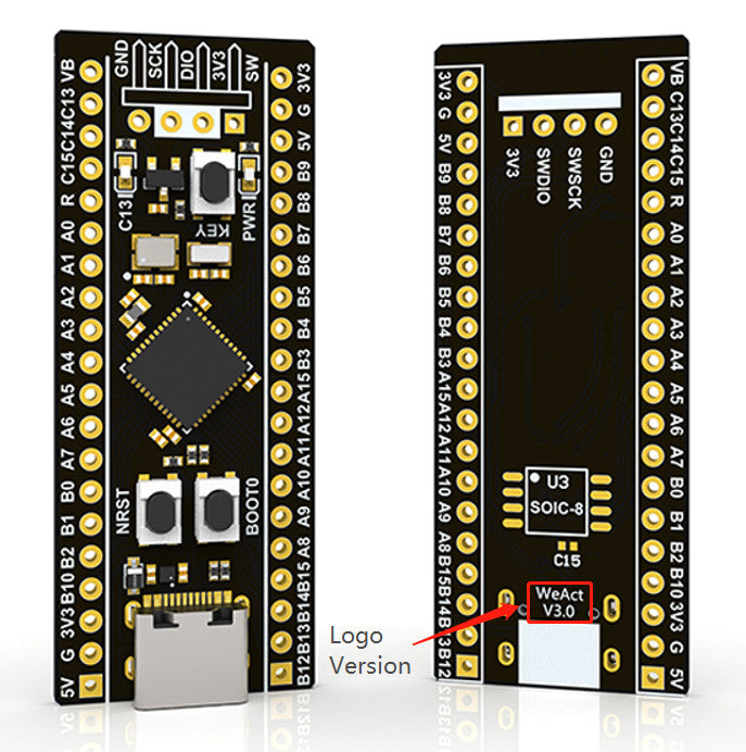 STM32F411 "BlackPill" Development Board for micropython, circuitpython and more from PMD Way with free delivery worldwide