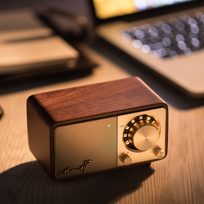 Add elegance and audio to your space with the Sangean Mozart Mini FM Radio Bluetooth Speaker from PMD Way with free delivery worldwide