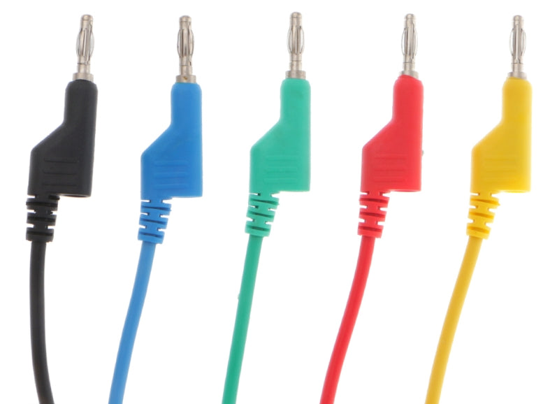 Useful Silicon Banana Plug Cables - Five Pack from PMD Way with free delivery worldwide