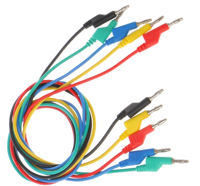Useful Silicon Banana Plug Cables - Five Pack from PMD Way with free delivery worldwide