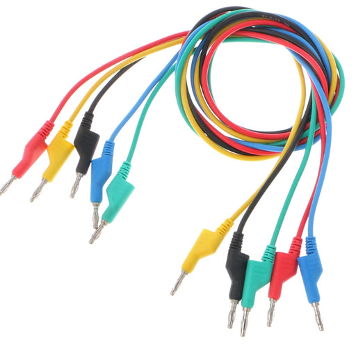 Useful Silicon Banana Plug Cables - Five Pack from PMD Way with free delivery worldwide