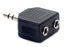 Use two headphones with one socket using the Stereo 3.5mm Socket Double Adaptor in packs of two from PMD Way with free delivery worldwide