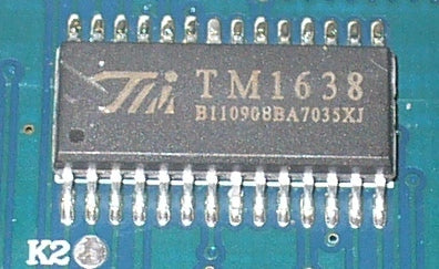 TM1638 LED and Keypad Driver ICs in packs of ten from PMD Way with free delivery worldwide