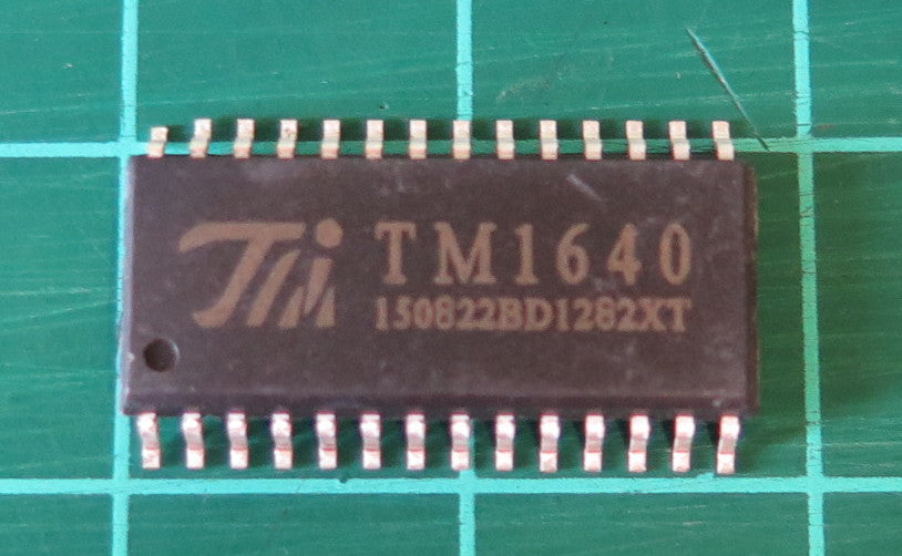 TM1640 LED Driver ICs in packs of five from PMD Way with free delivery worldwide