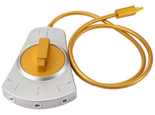 Direct TOSLINK digital audio to one of three devices with this TOSLINK Cable Triple Swichbox from PMD Way with free delivery worldwide