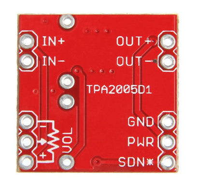 Useful TPA2005D1 250Khz class-D Mono Audio Amplifier Breakout Board from PMD Way with free delivery worldwide