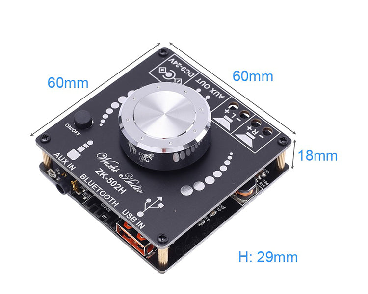 TPA3116D2 50Wx2 HIFI Bluetooth Stereo Module from PMD Way with free delivery worldwide