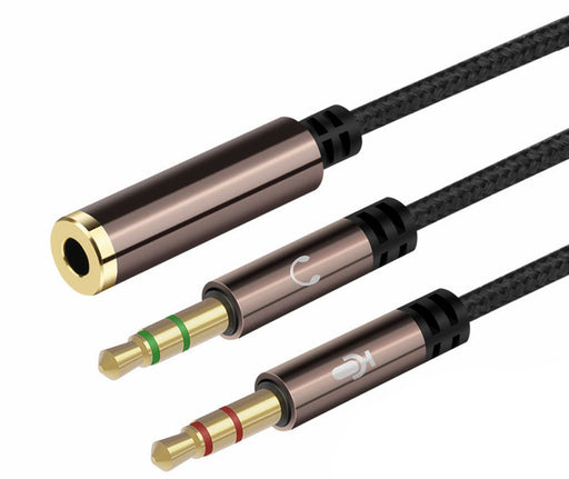 Useful Twin 3.5mm Stereo Plug to 3.5mm Stereo Socket Splitter Cable from PMD Way with free delivery worldwide