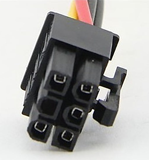 Twin IDE Molex Power to 6-Pin PCI Express Cable