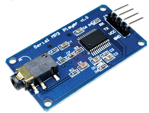 Add MP3 playback to Arduino, Raspberry Pi and more with the UART Control Serial MP3 Music Player Module from PMD Way with free delivery, worldwide