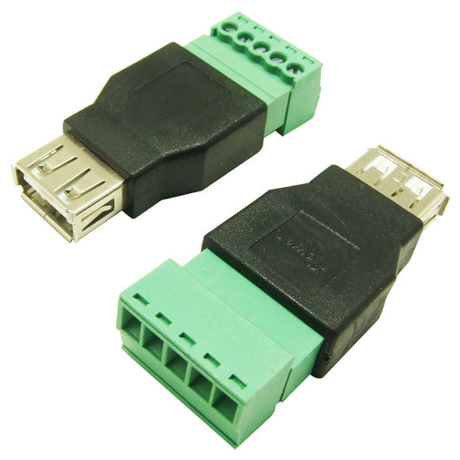 Useful USB A Socket to Terminal Block from PMD Way with free delivery worldwide