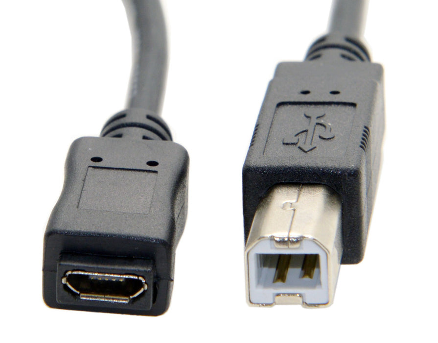 Quality USB B Plug to micro USB Socket Cable from PMD Way with free delivery worldwide
