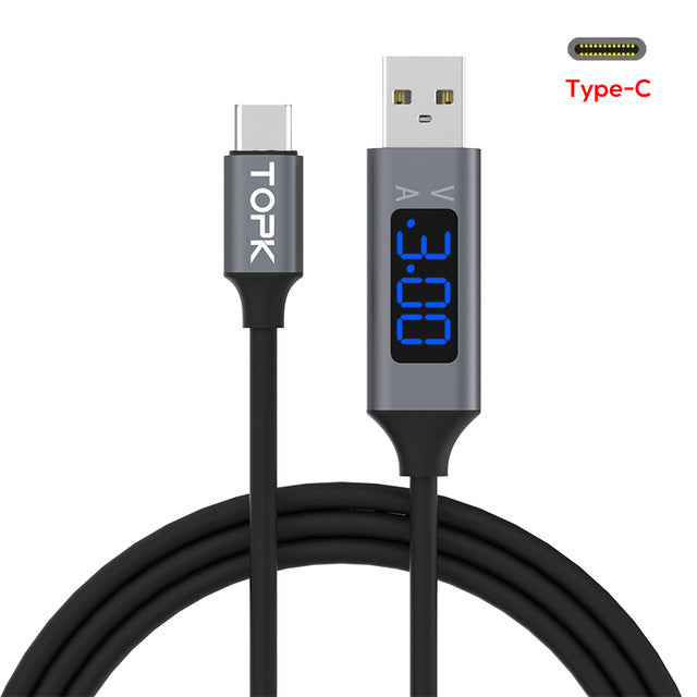 Measure smartphone or tablet power and voltage with the USB C Cable with Voltage and Current Display from PMD Way with free delivery worldwide