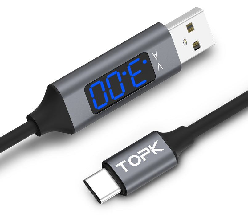Measure smartphone or tablet power and voltage with the USB C Cable with Voltage and Current Display from PMD Way with free delivery worldwide