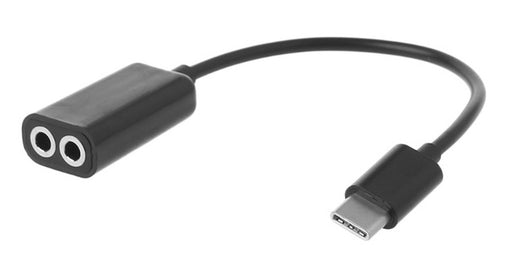 Useful USB 3.1 C Dual 3.5mm Stereo Female Headphone Sockets Cable from PMD Way with free delivery worldwide