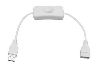 Useful USB Extension Cable with Power Switch - 28cm from PMD Way with free delivery worldwide