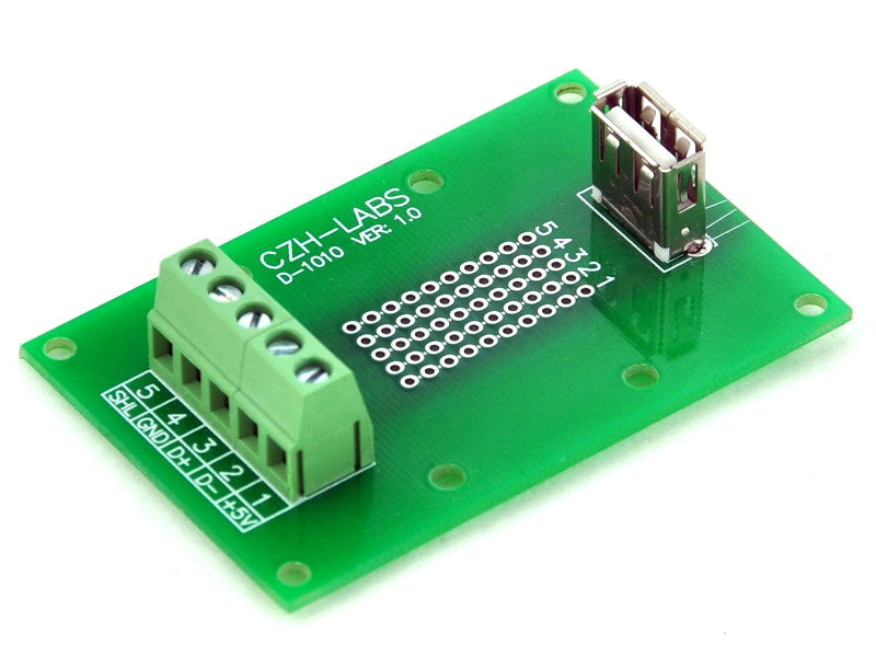 Useful USB Type A Socket Terminal Block Board from PMD Way with free delivery worldwide 