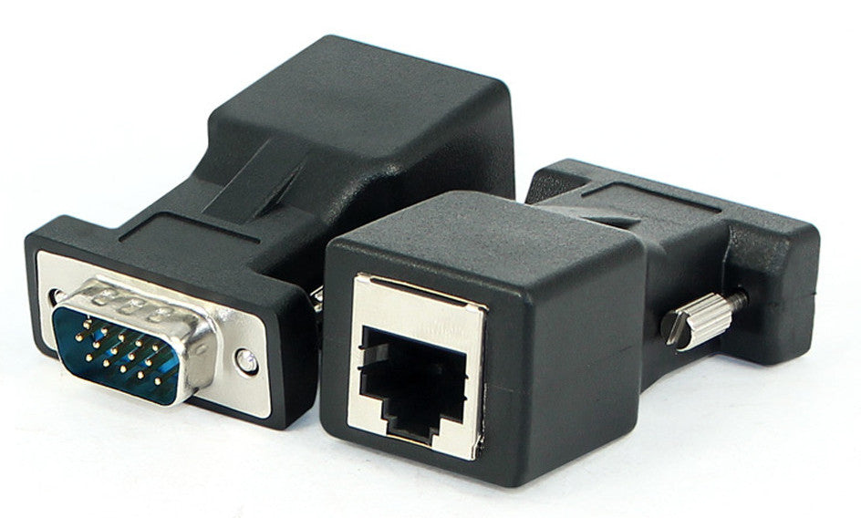 Easily extend VGA video signals using the VGA Extender over RJ45 Ethernet Cable from PMD Way with free delivery worldwide