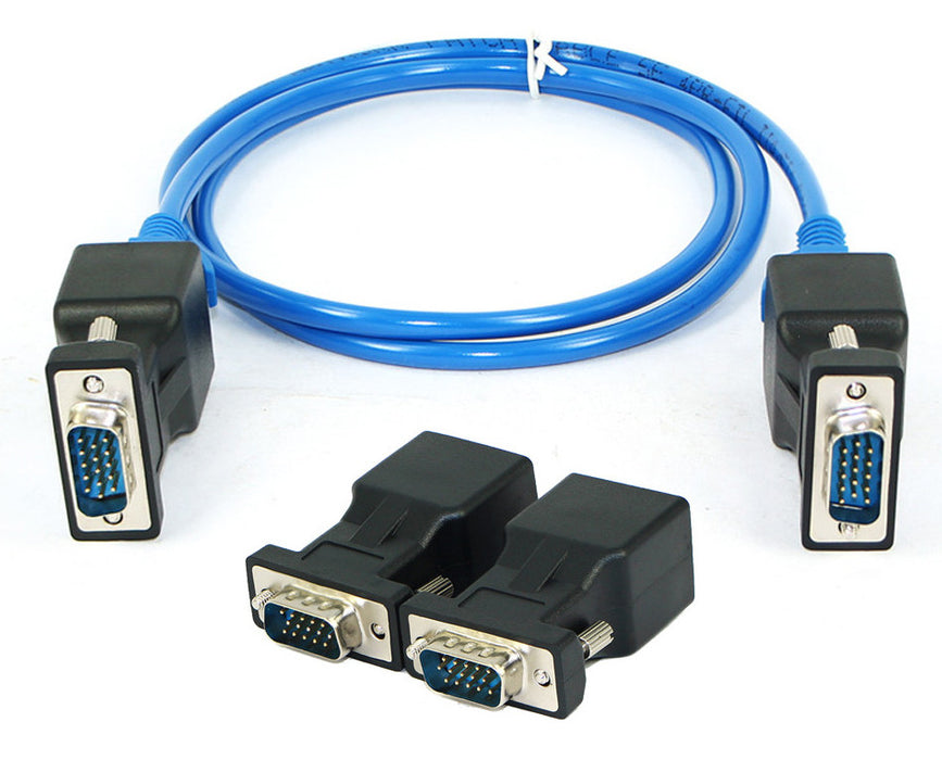 Easily extend VGA video signals using the VGA Extender over RJ45 Ethernet Cable from PMD Way with free delivery worldwide