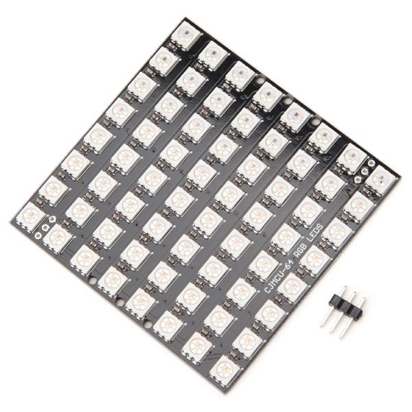 WS2812B Square 64 LED Board - Ten Pack — PMD Way