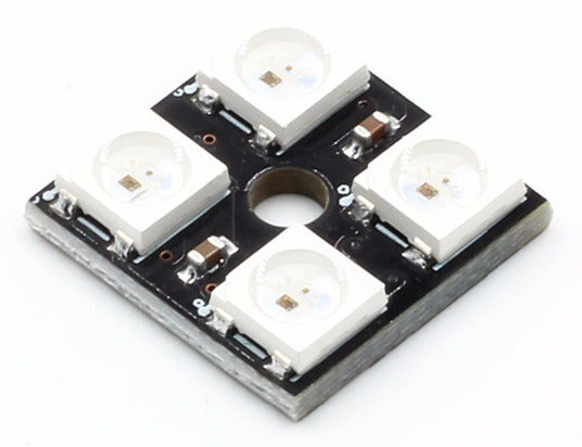 Square 4 Led Module WS2812B Square Four LED Board - Two Pack — PMD Way