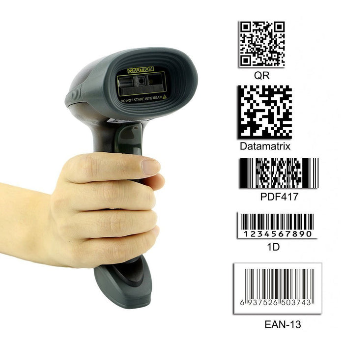 Incredibly versatile Wireless and USB CCD Barcode QR Code Scanner with Bluetooth or 2.4 GHz or USB from PMD Way with free delivery, worldwide