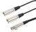 Useful XLR Female Jack to Twin XLR Plug Splitter Cable from PMD Way with free delivery worldwide