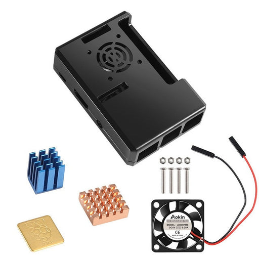 ABS Plastic Enclosure for Raspberry Pi 3 B+ with optional Cooling from PMD Way with free delivery worldwide