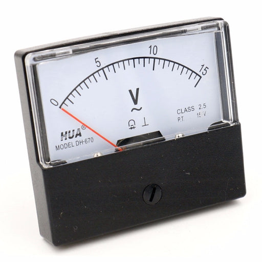 DH-670 Analog AC 15V Voltmeter from PMD Way with free delivery worldwide